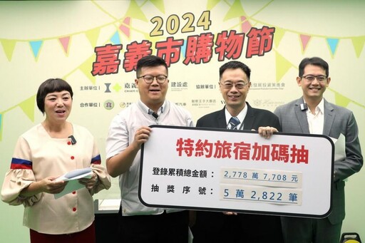 2024嘉市購物節 百萬油電車得主出爐 累計消費總金額8.3億再創新高