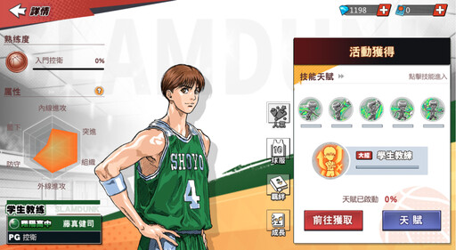 《灌籃高手 SLAM DUNK》全新『傳奇 藤真 健司』球員資料登場！