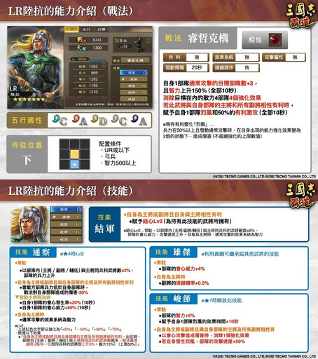 『三國志霸道』新賽季「異邦使者」第三期開幕！實施全新LR武將「陸抗」