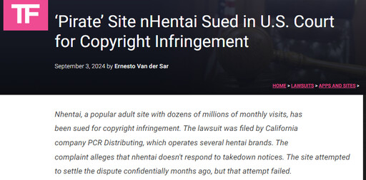 登不進去？國外知名紳士「nhentai」網站遭版權砲 網嘆：不能再輸入車牌號碼了嗎