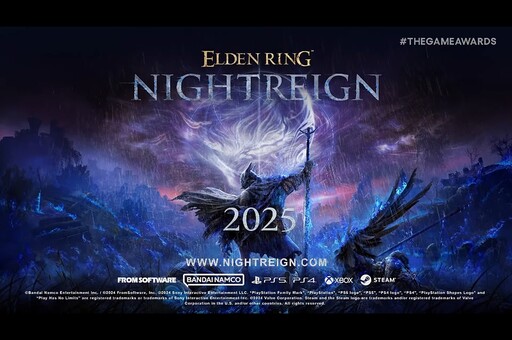 黑夜君臨！《艾爾登法環》宣布 2025 年推出多人合作類衍生新作《Elden Ring Night Reign》