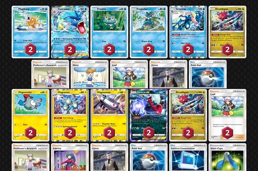 最惡世代！《PTCG Pocket》時空激鬥 2/3 賽事牌組推薦：自爆達克、赤日暴鯉龍