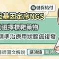 次世代基因定序NGS納健保給付，幫助選擇標靶藥物，精準治療甲狀腺癌復發，專科醫師圖文解說