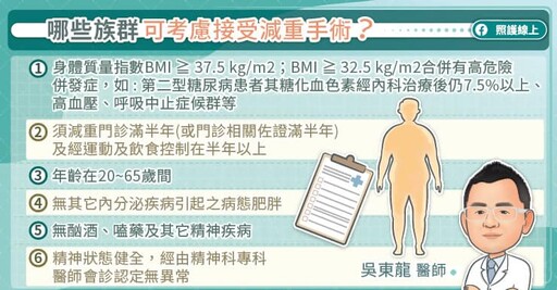 大幅度減重好處多？仔細評估減重治療才能健康瘦，胃腸專科醫師圖文解析