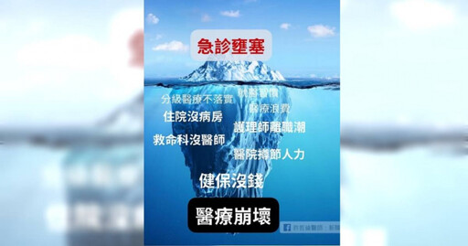 台灣醫療缺的不是分級！醫嘆「最缺這物」：急診擠爆只是冰山一角