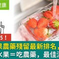 2024水果農藥殘留最新排名，草莓才第5！這樣洗水果＝吃農藥，最佳洗法公開