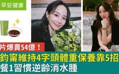 張鈞甯新片爆賣54億！維持4字頭體重保養菜單靠5招，早餐1習慣逆齡消水腫