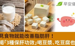 常見食物就能改善脂肪肝！醫揭「3種保肝功效」喝豆漿、吃豆腐也行