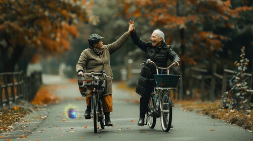 騎腳踏車抗老人痴呆