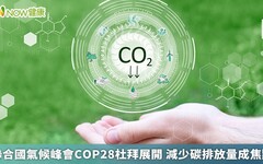 聯合國氣候峰會COP28杜拜展開 減少碳排放量成焦點