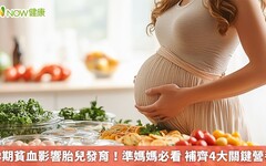 孕期貧血影響胎兒發育！準媽媽必看 補齊4大關鍵營養