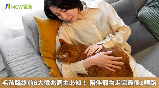 毛孩臨終前6大徵兆飼主必知！ 陪伴寵物走完最後1哩路