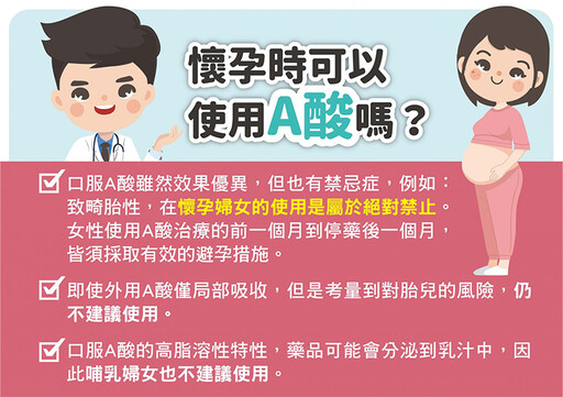青春痘正確用藥保持「好臉色」 青春痘用藥圖解懶人包