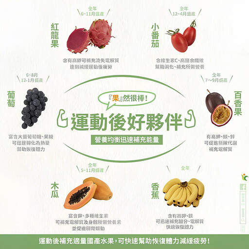 運動後來顆茶葉蛋？ 6種水果幫助你恢復體力減緩疲勞