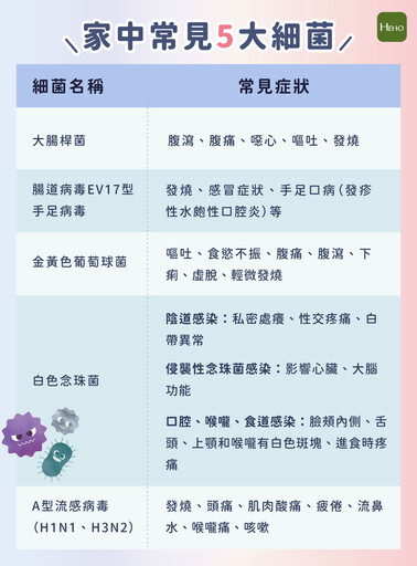 家中常暗藏 6 大細菌 感染嚴重恐致死!3 秘訣有效防止細菌、病毒上身