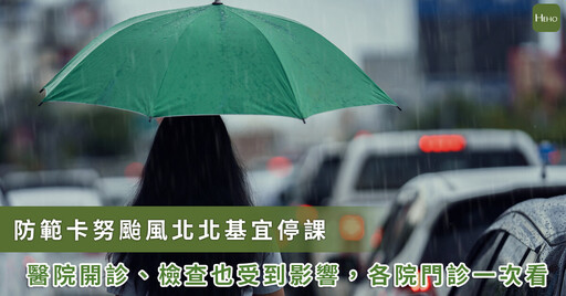 4年來首放颱風假!北北基宜停班,看診恐撲空,各院開診一次看