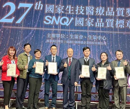 員榮醫療體系運用AI創新醫療技術 榮獲2025年SNQ雙料肯定