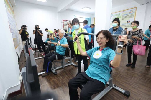 南投國姓鄉銀髮健身俱樂部成立 AI大數據顧長輩健康