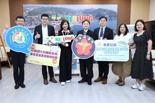 基隆市府攜手三總推AI骨鬆風險檢測 600名高風險市民可免費受惠