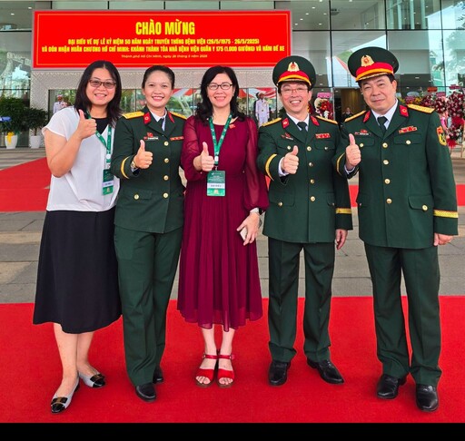 小港醫院獲越南175軍醫院50年來 首度跨海邀請 全台唯一代表出席院慶盛典 高醫體系展現台灣醫療外交力