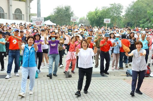 嘉市公園樂活健走趣 全民齊運動預防肌少症及糖尿病