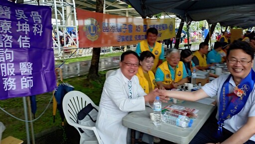 愛在五月天 國際獅子會300A5區血糖檢測服務 響應孝行活動