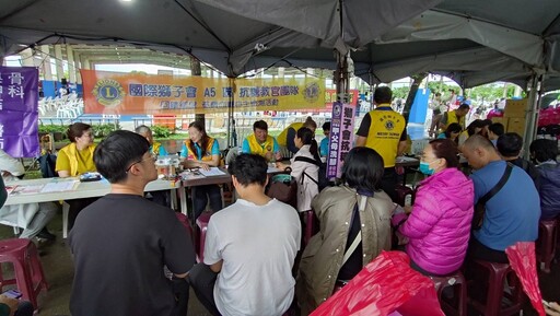 愛在五月天 國際獅子會300A5區血糖檢測服務 響應孝行活動