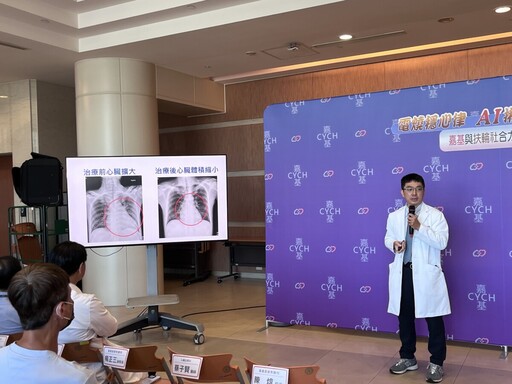 可攜式AI人工智慧心律檢測儀揪出心律不整 嘉基與扶輪社合力推動公益篩檢