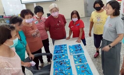 嘉義榮院帶領社區榮民(眷)長輩透過藝術找回童心