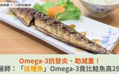 Omega-3抗發炎、助減重！醫師：「這種魚」Omega-3竟比鮭魚高2倍