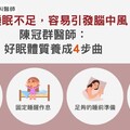 熬夜睡眠不足，容易引發腦中風！醫師籲：好眠體質養成4步曲