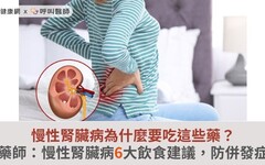 慢性腎臟病為什麼要吃這些藥？藥師：慢性腎臟病6大飲食建議，防併發症