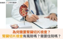 為何需要腎臟切片檢查？腎臟切片檢查有風險嗎？需要住院嗎？