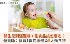 新生兒到滿週歲，副食品該怎麼吃？營養師：寶寶1歲前應避免5大類食物