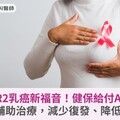 早期HER2乳癌新福音！健保給付ADC藥物術後輔助治療，減少復發、降低死亡