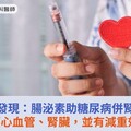 長庚新發現：腸泌素助糖尿病併腎病患者保護心血管、腎臟，並有減重效果