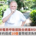 高齡罹患呼吸道融合病毒RSV，一年約造成10億臺幣經濟負擔！