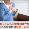 每年逾6千人死於慢性阻塞性肺病！急性惡化恐加重併發肺炎、心衰等風險