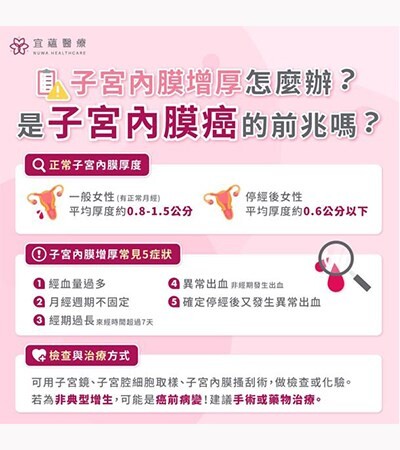子宮內膜過厚，恐增子宮內膜癌風險！6類高風險族群，應檢查子宮內膜狀態