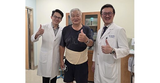 7旬翁胃鏡檢查一次揪出兩癌！醫師接力腹腔鏡「雙微創」手術助重生