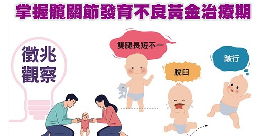 孩子換尿布髖關節咔嗒怪聲？髖關節發育不良3徵兆，掌握黃金治療期