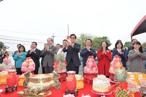 退輔會主委嚴德發主持灣橋榮院鹿滿院區住宿型長照機構新建工程動土