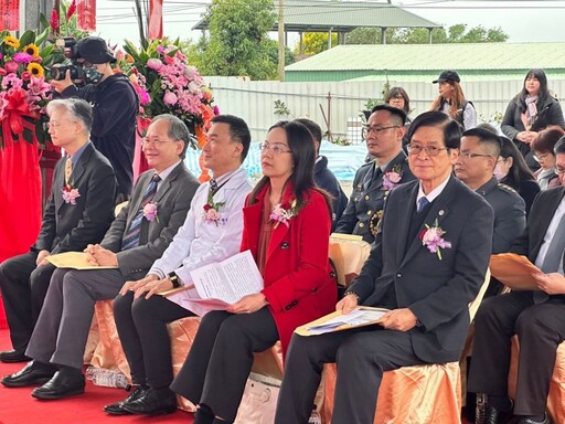 退輔會主委嚴德發主持灣橋榮院鹿滿院區住宿型長照機構新建工程動土