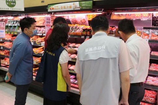 嘉市加強市售豬肉抽驗及原產地標示稽查 捍衛市民食品安全