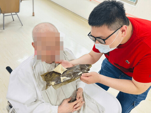 北榮桃園分院護家慶端午 長輩體驗包粽樂趣