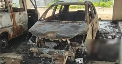 中二屁孩砸車「家長拒賠」 車主報完案驚：車子被燒了