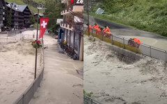 瑞士東南部「30年僅1次」豪雨侵襲 山崩、洪患釀至少3人失蹤