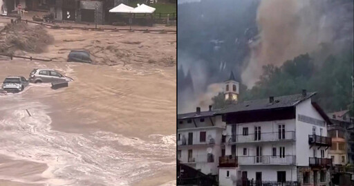 暴雨襲擊法國、瑞士、義大利 風暴與山崩釀7人死亡