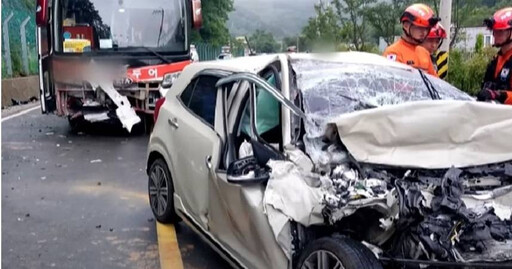 南韓汽車撞「台旅行團」遊覽車 駕駛不治、1台旅客輕傷