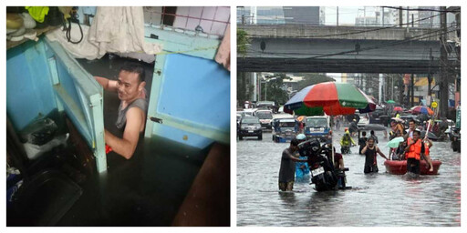 凱米未登陸「暴雨襲菲律賓13省洪水」馬尼拉淹到2樓！ 至少12死、60萬人無家可歸
